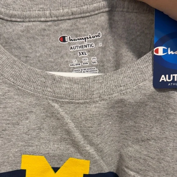 Champion Michigan 2018 Final Four Gray T-Shirt NWT - Picture 2 of 8